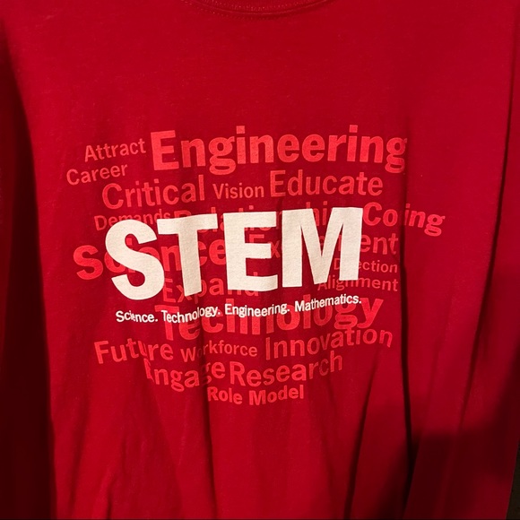 Red Short Sleeve ‘STEM’ Statefarm Shirt, Size 2X - Picture 2 of 5
